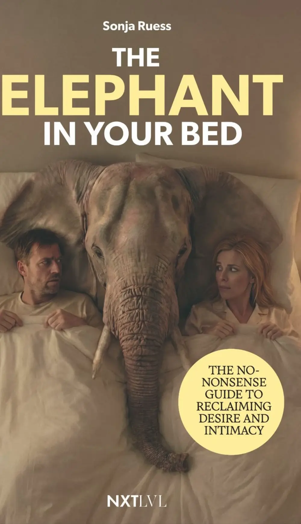 The Elephant in Your Bed — English edition cover